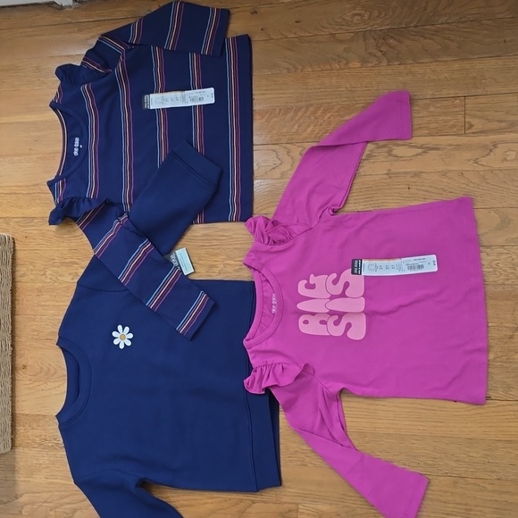 OKIE DOKIE BRAND TODDLER GIRLS BUNDLE OF 3 TOPS SIZE 3T - Picture 1 of 16